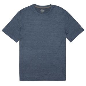 G.H. Bass Performance T Shirt Cooling Wicking Sunblock UPF 50 Blue SZ L